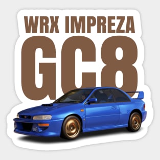 impreza GC8 Sticker